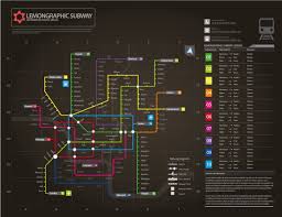 Neon Subway Map Information Design Subway Map Design Subway Map Information Design