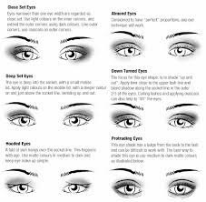 Eye Shape Makeup Chart Fevour Cosmetics