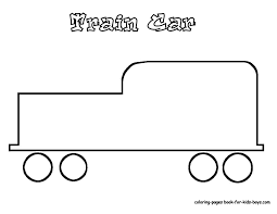 Print out kids train coloring page printables. Printable Train Car Coloring Pages Novocom Top