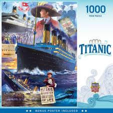 Nieuwe aanbieding1500 piece jigsaw puzzle ship titanic boat ship high quality clementoni. Titanic Collage 1000 Piece Jigsaw Puzzle By Masterpieces Barnes Noble