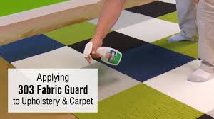Atsko silicone water guard waterproofing spray. Applying 303 Fabric Guard To Upholstery Carpet Youtube