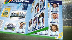 La colección oficial de la conmebol copa américa 2021 de panini, un álbum que trae todos los competidores de las grandes selecciones sudamericanas. Panini Argentina Copa America 2021 Preview Facebook