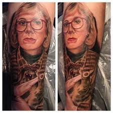 Log Lady tattoo