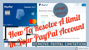 Paypal is the world's most popular middleman service for online purchasing. How To Resolve A Limit In Your Paypal Account Remove Paypal Limitation Youtube