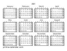 2021 Full Year Printable Calendar Allowed In Order To Our Blog Site With This Moment I Will Sho In 2020 Printable Calendar Design Calendar Printables Print Calendar