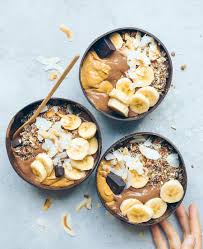 Smoothie Bowl Chocolat Et Banane Recette Acai Bowl Recette Smoothie Banane Chocolat Recette