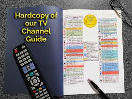 This will give you authority to edit the channel line up in your account. Printed Hardcopy Of A Tv Channel Guide Tvchannelguides