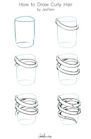 Begin by drawing a circle. How To Draw Curly Hair Step By Step Art Tutorial Jeyram Spiritual Art