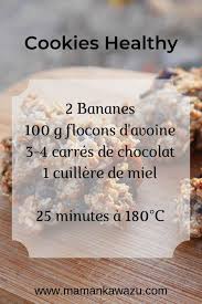 Recette De Cookies Healthy A La Banane Et Aux Flocons D Avoine En 2020 Cookies Recette Recette Recette Flocons D Avoine