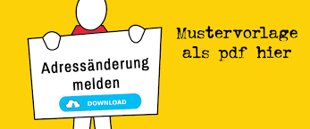 Mit der kostenlosen umzugsmitteilung der deutschen post können wichtige vertragspartner (banken, versicherungen oder versandhäuser) ihre. Vorlage Adressanderung Bei Umzug Muster Als Pdf