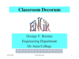 Ppt Classroom Decorum Powerpoint Presentation Free Download Id 7016504