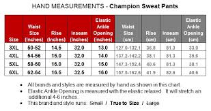 champion sweatpants size chart champion sale shop t