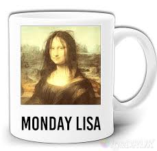 MONDAY LISA MONA ŚMIESZNY KUBEK + PUDEŁKO GW373 IgaDRUK.pl