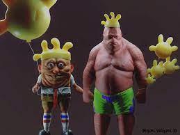 This is one of the scariest things i have seen in a while. Artist Sculpts Spongebob As A Human Creating Stuff Of Nightmares Huffpost