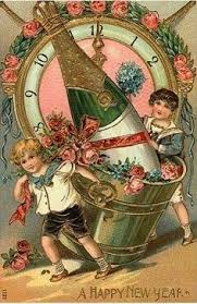 The Beehive Cottage Vintage Happy New Year New Year Postcard Happy New Year Cards