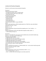 Contoh tes psikotes kemampuan berpikir logis dan analitis silogisme dan spasial gambar tips mengerjakan tes ini yaitu anda harus memperbanyak perbendaharaan kosakata dan juga artinya. Jawaban Soal Penarikan Pdf