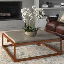 Modern sofa square metal wood side coffee table for living room. Medium Square Coffee Tables You Ll Love In 2021 Wayfair