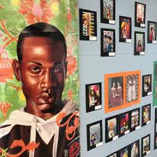 Art teacher shares portrait sample