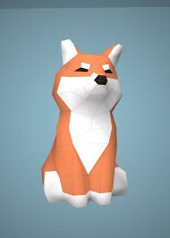 Sobaka Papercraft Shiba Doge Paper Lowpoly Statue Papercraft Etsy In 2020 Figurative Art Paper Crafts Paper Models