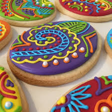 Pin By Elvira Rodriguez On Henna Style Elephant Cookies Cookie Decorating Butter Cookies