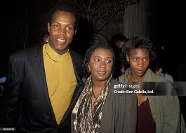 Actor Danny Glover, wife Asake Bomani and Mandisa Glover attending... News  Photo
