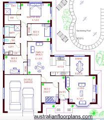 Some narrow lot plans might feature daylight basements or basement garages, and feature the majority of living spaces upstairs. 4 Bedroom L Shaped House Plan 183 Clm With Double Garage Australian Dream Home See Our New Free Plans Raised House Plans House Plans On Timber Floor Modern Country House Plans