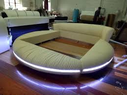 They also usually come with great lumbar support to help you sleep better. Led Remote Control Contemporary Modern Leather Round Bed King Size Bedroom Furniture Made In King Size Bedroom Furniture Bed Furniture Design Bedroom Furniture