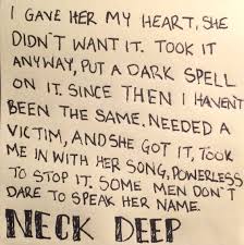 Neck Deep Life S Not Out To Get You Lyrics Serpents Neck Deep Life S Not Out To Get You Neck Deep Lyrics Words Music Quotes