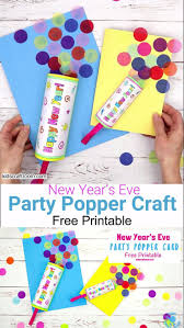 New Year S Eve Party Popper Craft New Year S Crafts New Year S Eve Crafts Toddler Crafts