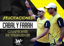 Jun 05, 2021 · ahora cabal y farah enfrentarán a los ganadores del duelo entre jamie murray y bruno soares ante kevin krawietz y rojer tecau, programado más adelante en la jornada de este sábado. Cabal Y Farah Wimbledon Historico Cabal Y Farah Ganan Por Primera Vez La Final De Wimbledon Deportes W Radio Colombia