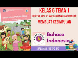Check spelling or type a new query. Kelas 6 Tema 1 Sub 3 Pembelajaran 4 B Indonesia Membuat Kesimpulan Hal 142 143 Youtube