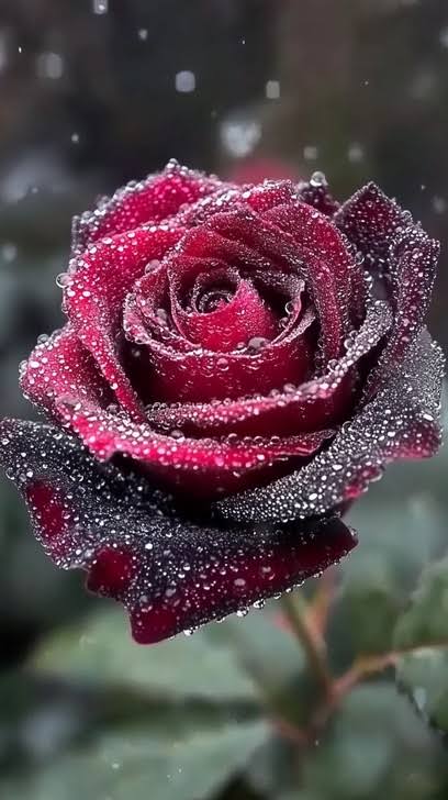 Download Dewy red rose Image - Rose, Red, Dew | StockCake