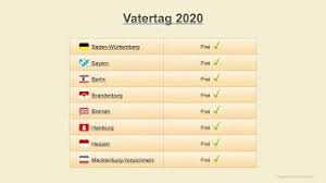 Vatertag in hamburg although it might be difficult to believe, germany's take on father's day is historically connected to the christian holiday of ascension. Vatertag 2020 Datum Festtage Deutschland 2020 Youtube