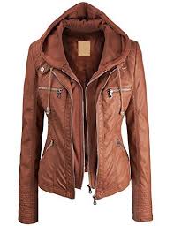 Lock And Love Women S 2 For One Hooded Faux Leather Jacket For Only 48 99 You Save 21 00 30 Clothes Jackets Hooded Faux