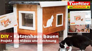 Outdoor Katzenhaus Fur Winter Sommer Selber Bauen Diy Projekt Mit Bauanleitung Massen Zeichnung Materialiste Aufbauvideo Fur Katzen Haus Katzenhaus Katzen