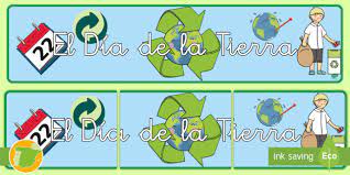 En día de la tierra mérida seguimos trabajando para poder ofrecerles un evento para los gustos de todos los integrantes de la familia. Pancarta El Dia De La Tierra Teacher Made