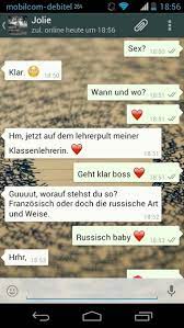 Schreibe jemanden in whatsapp 