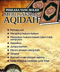 Kali ini aku nak share sikit apa yang aku baca.kekadang memang kita tak tau kan apa yang kita buat itu betul atau salah. Sekadar Renungan Perkara Yang Merosakkan Akidah