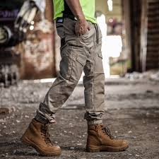 BAD SAVIOUR™ CUFFED ELASTIC WAIST WORK PANTS - WOMEN & MEN