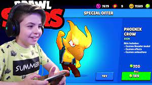 All characters are unique and divided into 6 types: Phoenix Crow Skin Brawl Stars Youtube