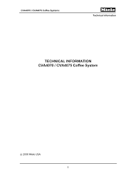 A miele coffee and espresso machine makes a great gift for your favorite coffee connoisseur and can be a nice offering for your distinguished guests. Miele Cva 4080 Datasheet Manualzz