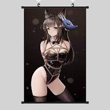 DMCMX Azur Lane Scroll Painting Amagi Tied Up Anime Game Character  Decorative Painting Waterproof Canvas Mural Hanging Pictures Very Suitable  For Home Decoration : Amazon.co.uk: Home & Kitchen
