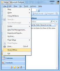 When work offline is highlighted, it means that it is enabled. Tips For Beginners How To Fix Outlook If It Always Starts Offline