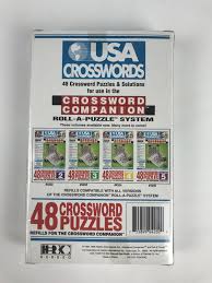 This answers first letter of which starts with o and can be found at the end of e. Usa Crosswords Volume 2 Refill For The Crossword Companion By Roll A Puzzle Puzzles Puzzle Accessories