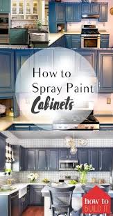 15 House Updates Using Spray Paint Spray Paint Cabinets Home Renovation Painting Kitchen Cabinets
