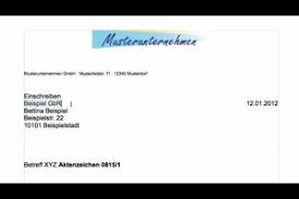 Am eingang auf dem klingelschild steht der name poczta bitte dort klingeln. Anleitungen Im Bereich Beruf Karriere Zum Thema Geschaftsbriefe