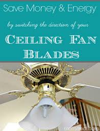 change ceiling fan direction in winter