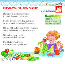 Stiamo portando ai nostri clienti un altro articolo. Filastrocca Sul Cibo Genuino Cibo Scuola Dell Infanzia Filastrocche Alimenti Per Bambini