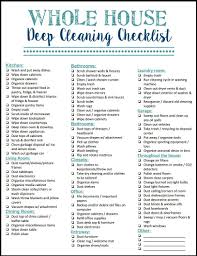 How To Enjoy Deep Cleaning Your House Free Checklist