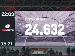 Der ballspielverein borussia 09 e. Bayer 04 Leverkusen Zuschauerzahlen Auf Zehn Jahres Tief Kicker